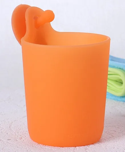 Tooth Brush Holder with Hook - Orange