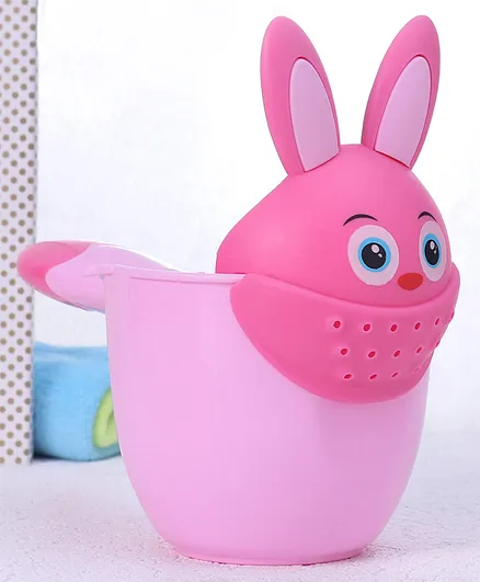 Bunny Design Shampoo Rinse Cup - Pink