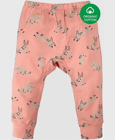 Nino Bambino 100% Organic Cotton Legging - Pink