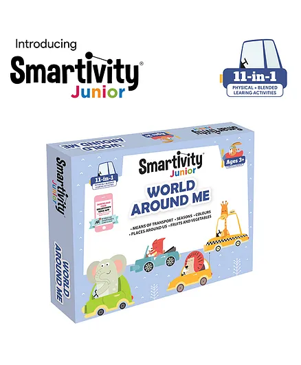 Smartivity 11 In 1 Junior Pre-School Steam Learning Educational Kit - Multicolor