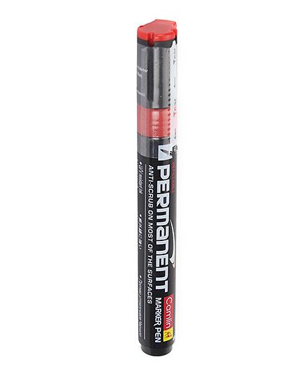 Camlin Permanent Marker Pen - Red Ink
