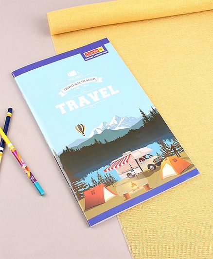 Camlin Extra Long Unruled Notebook - 152 Pages