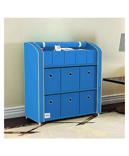 Fabura Storage Organiser with 11 Bins - Blue