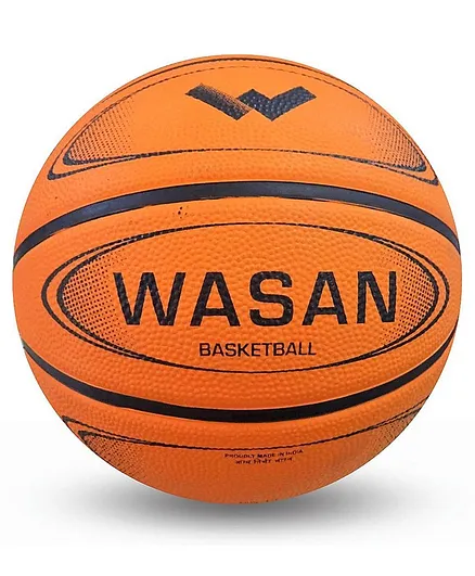 Wasan Rubber Basketball Size 5 - Orange