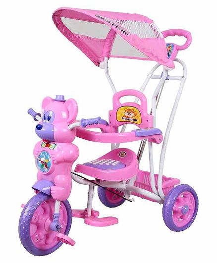 HLX NMC Fun Mouse Musical Tricycle With Navigator - Pink