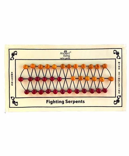 Ancient Living Fighting Serpents Board Game - Multicolor