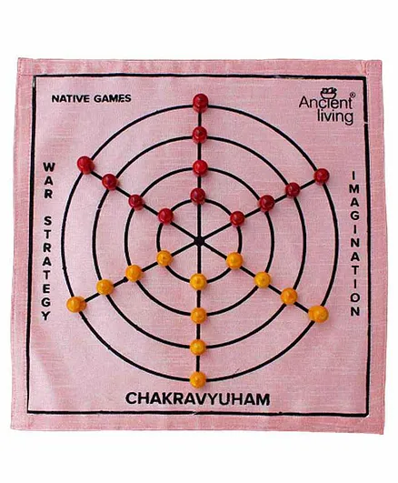 Ancient Living Chakravyuham Board Game - Multicolor