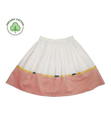 Miko Lolo Organic Cotton Midi Skirt - White