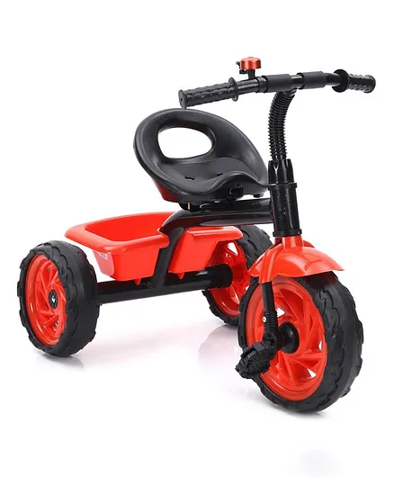 Tricycle with Storage Basket - Red
