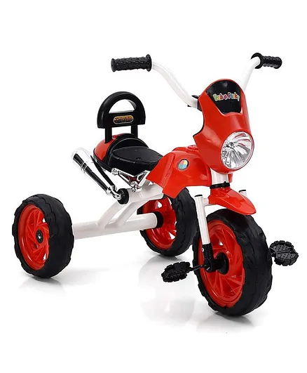 Tricycle With Music & Lights - Red