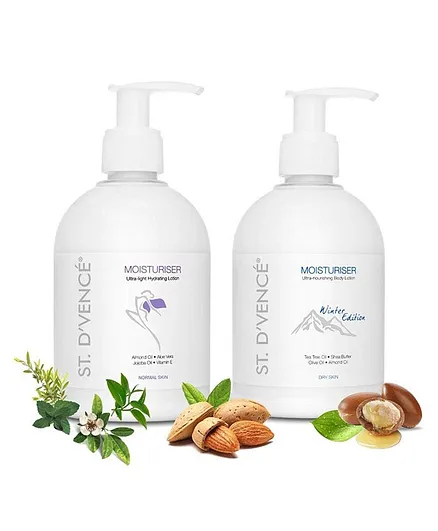 St. D'vence Original & Winter Body Lotion Pack of 2 - 300 ml each