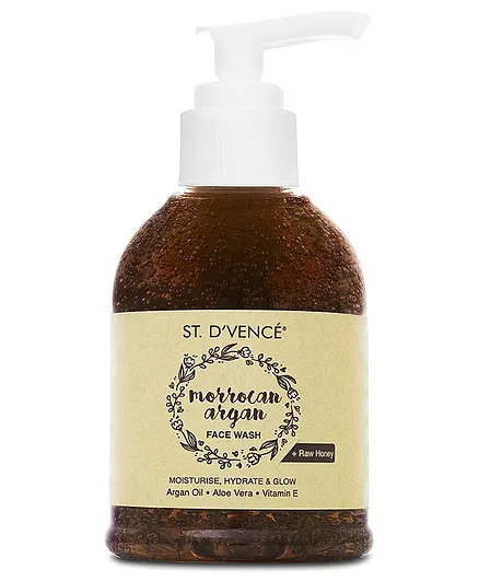 St. D’vencé Moroccan Argan Oil & Raw Honey Moisturising Face Wash - 150 ml