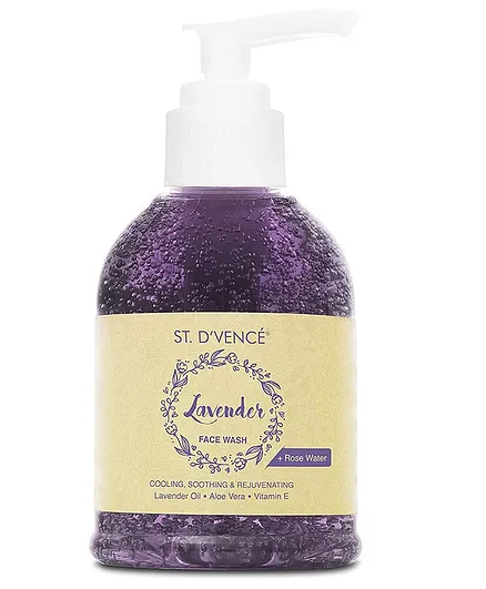 St. D’vencé Lavender Oil & Rose Water Face Wash - 150 ml