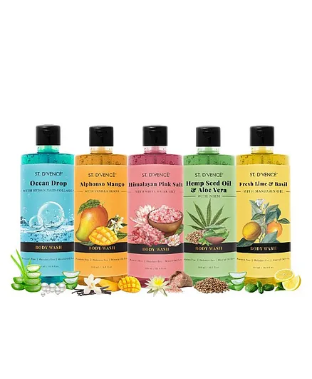 St. D’vencé Body Wash Pack of 5 - 500 ml Each