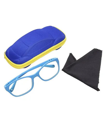 Vink Rectangle Flex Blue Ray Protection Glasses For Age 5 to 10 Years - Blue