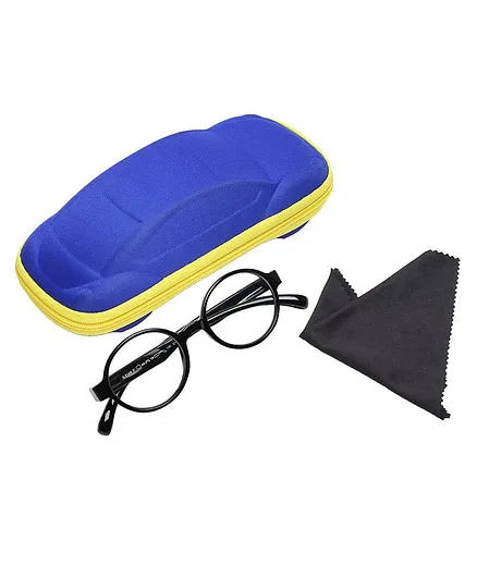 Vink Round Blue Ray Protection Glasses For Age 5 to 10 Years - Black