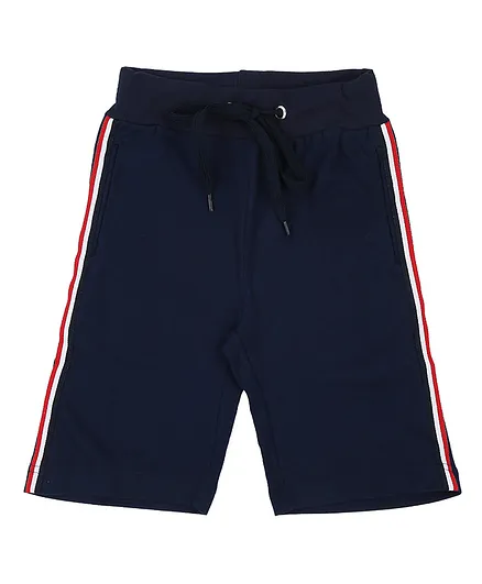 RAINE AND JAINE Side Tape Shorts - Navy Blue
