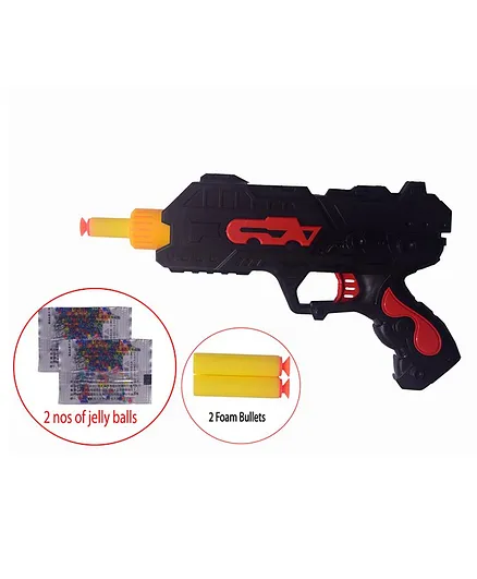 Kidskaart Toy Gun with Crystal Bomb - Black