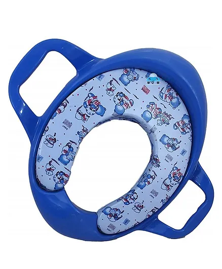 FunBlast Cushioned Potty Seat with Handle - Blue