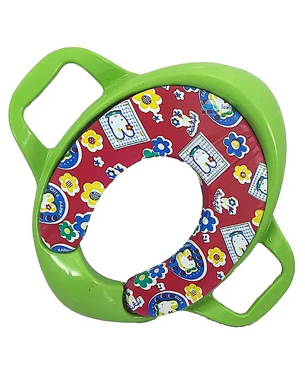 FunBlast Cushioned Potty Seat with Handle - Green