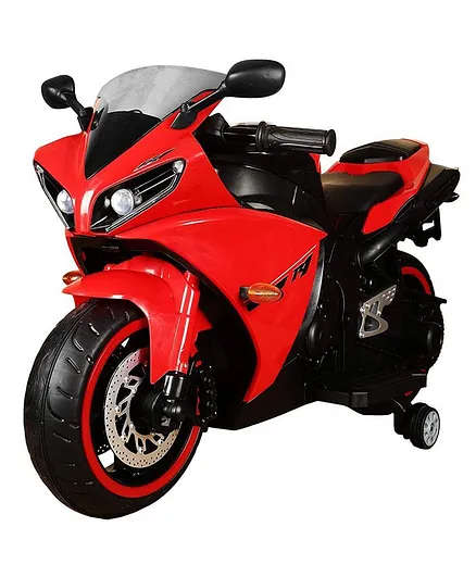 Wheel Power Battery Operated Ride On Bike - Red