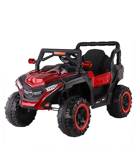 Wheel Power Battery Operated Ride On Jeep - Red