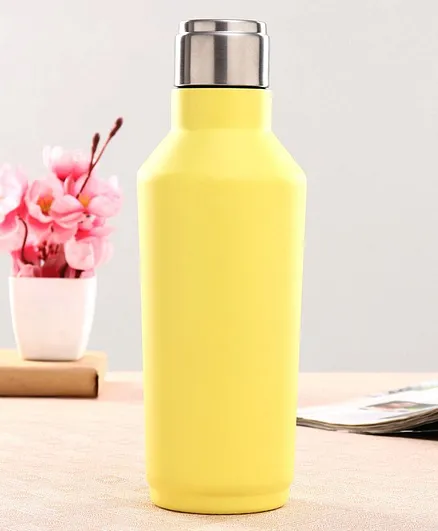 Servewell Single Wall Water Bottle Yellow - 675 ml