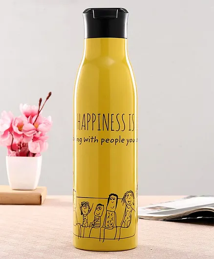 Servewell Single Walled Bottle Yellow - 600 ml