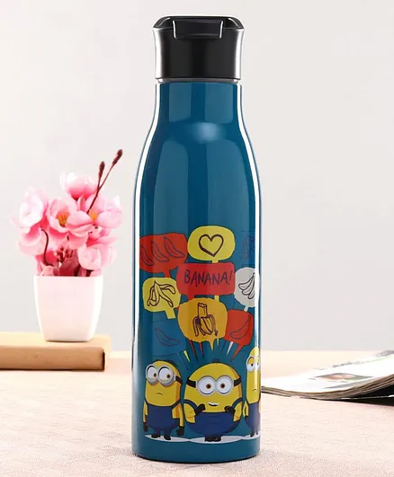 Servewell Vacuum Bottle Minions Blue - 500 ml