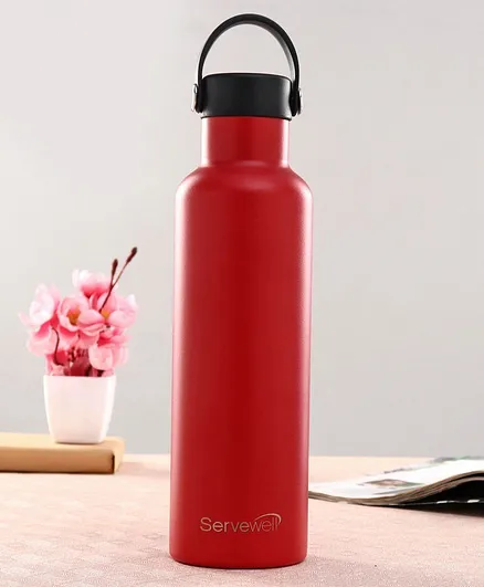 Servewell Vaccum Bottle Red - 740 ml
