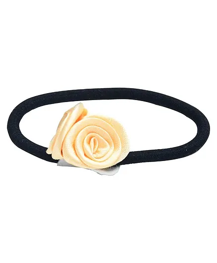 Funkrafts Rose Design Rubber Band - Peach