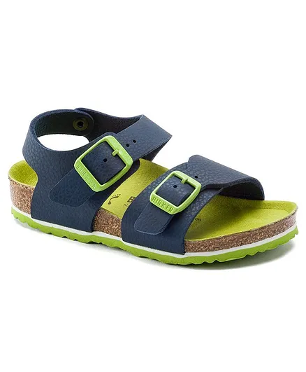 Birkenstock New York Narrow Width Sandals - Blue & Green