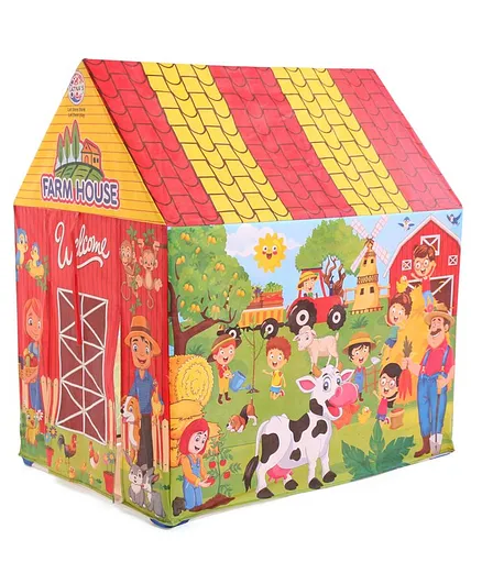 Ratnas Farm Theme Play Tent - Multicolor