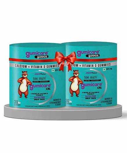 Nature Vedic Gumicare Multivitamin Gummies Lemon & Strawberry Flavour - 30 Gummies