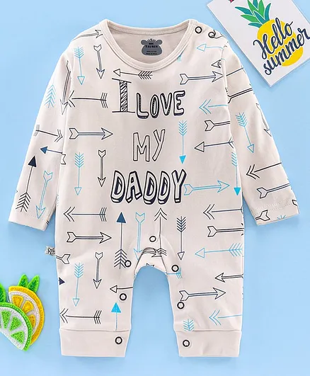 Mini Taurus 3/4th Sleeves Rompers - Blue