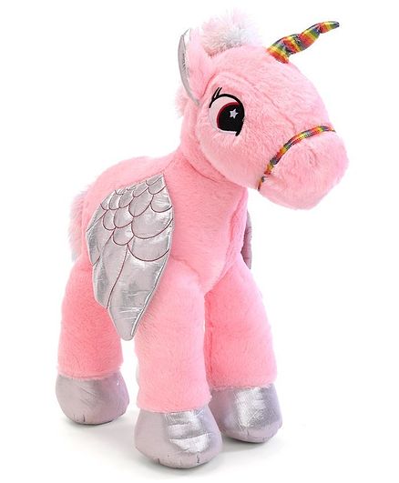 Dimpy Stuff Unicorn Soft Toy Pink - Height 90 cm