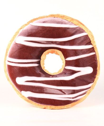 Dimpy Stuff Donut Shape Cushion - Brown