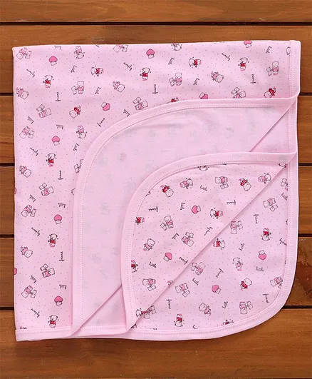 Simply Baby Wrapper Allover Print - Pink