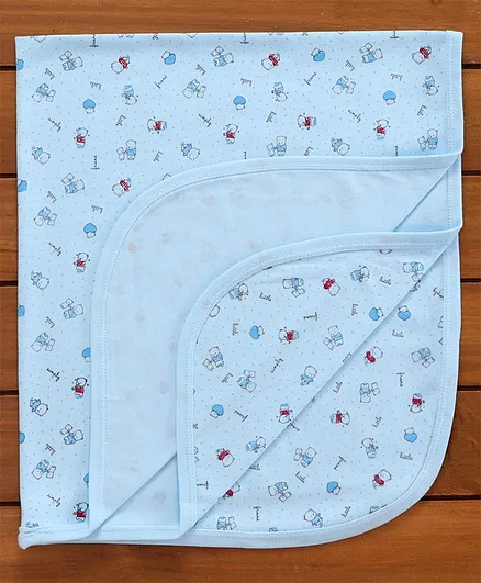 Simply Baby Wrapper Allover Print - Blue