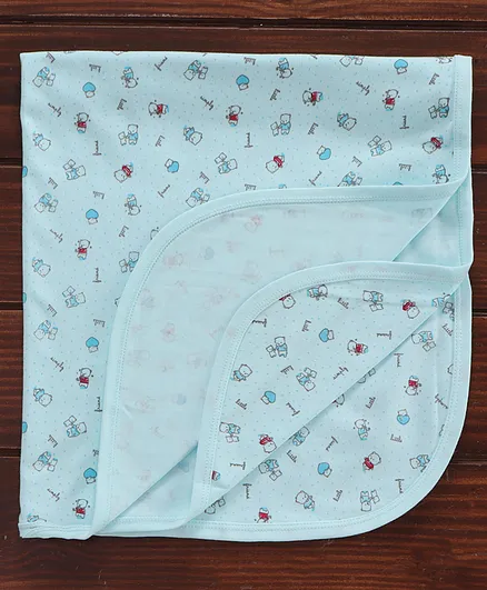 Simply Baby Wrapper Allover Print - Blue