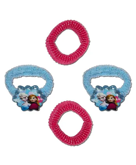 Disney Frozen Hair Rubber Bands Set of 4 - Multi colour