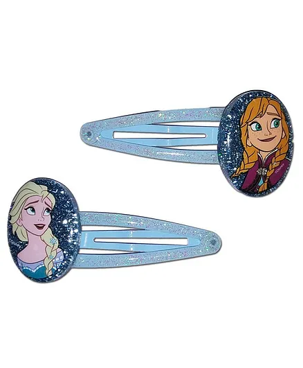 Disney Frozen Snap Clips 2 Pieces - Blue