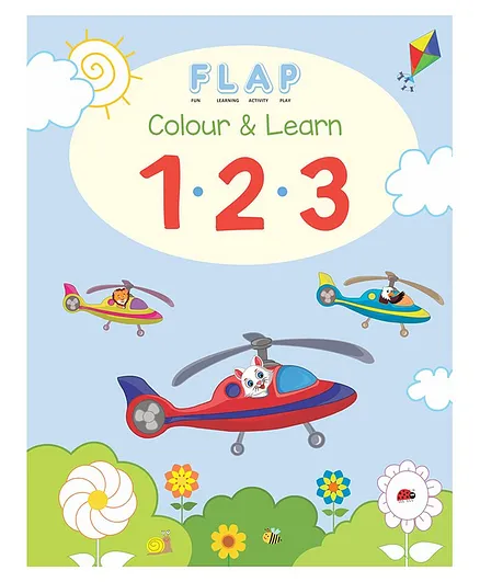 Harper Collins Colour & Learn 123 Book - English