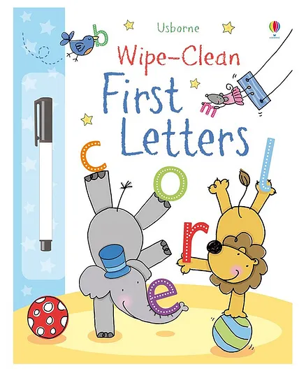 Harper Collins Wipe & Clean First Letters Practice Book - English