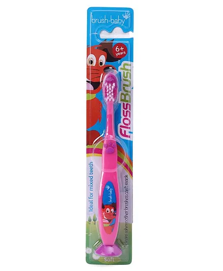 Brush Baby Floss Brush - Pink