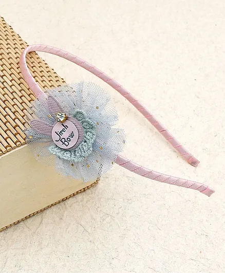 KIDLINGSS Frill Applique Hair Band - Grey
