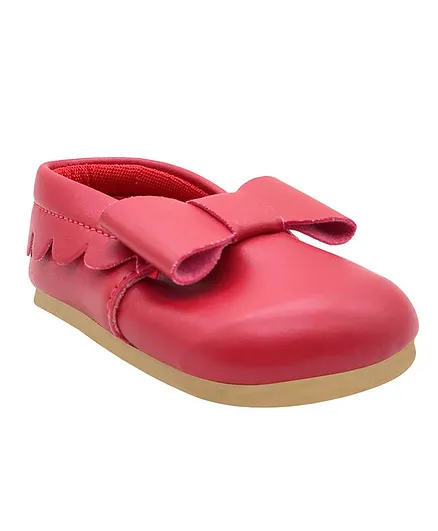 KazarMax Bow Booties - Red