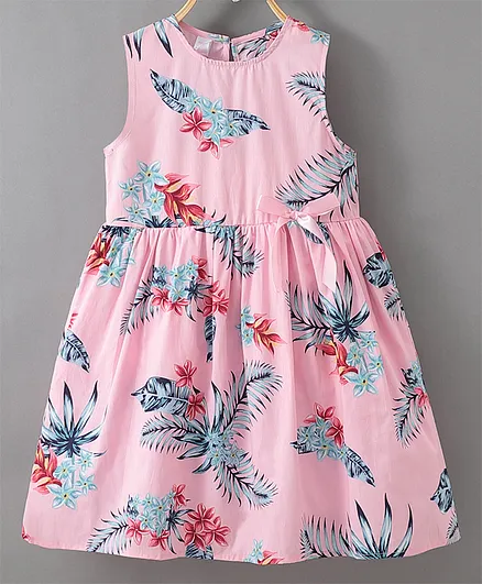 Kookie Kids Sleeveless Frock - Pink