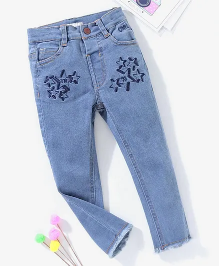 ToffyHouse Full Length Denim Jeans - Blue
