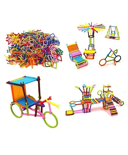 Negocio Multi Colour Educational Building Blocks - 280 sticks